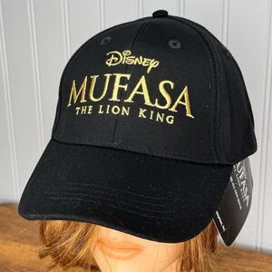 Walt Disney Mufasa The Lion King Movie Black Promo Baseball Cap